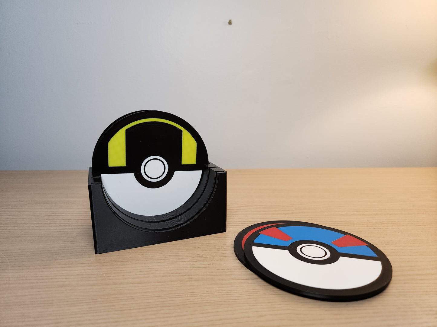 Poké Ball Coaster Set with Display Stand