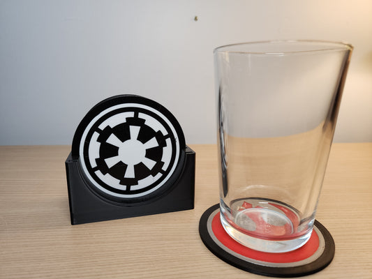Star Wars Coaster Set — Rebellion & Empire