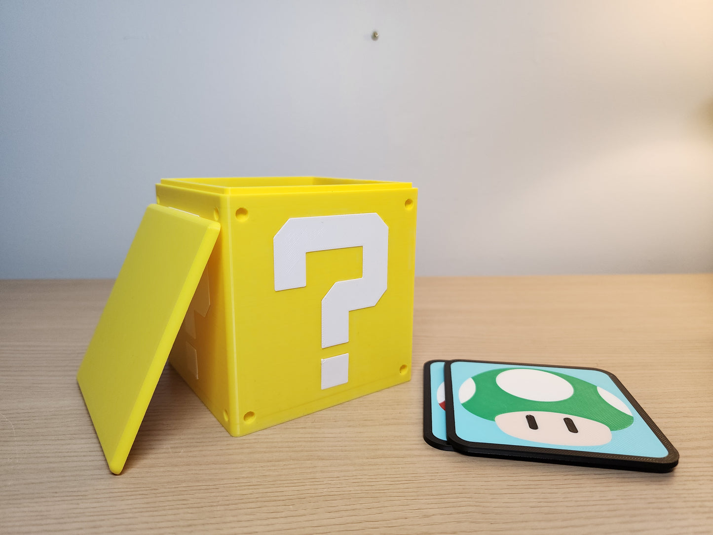 Mario Themed Power-Up Coaster Set