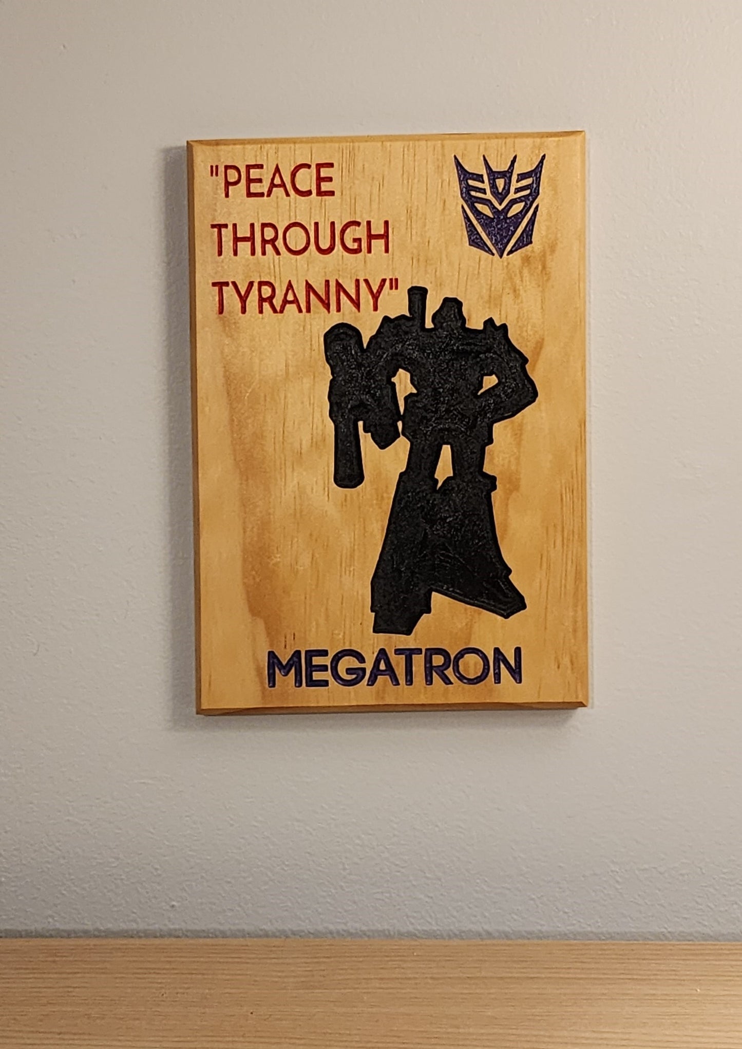 Megatron Wall Hang