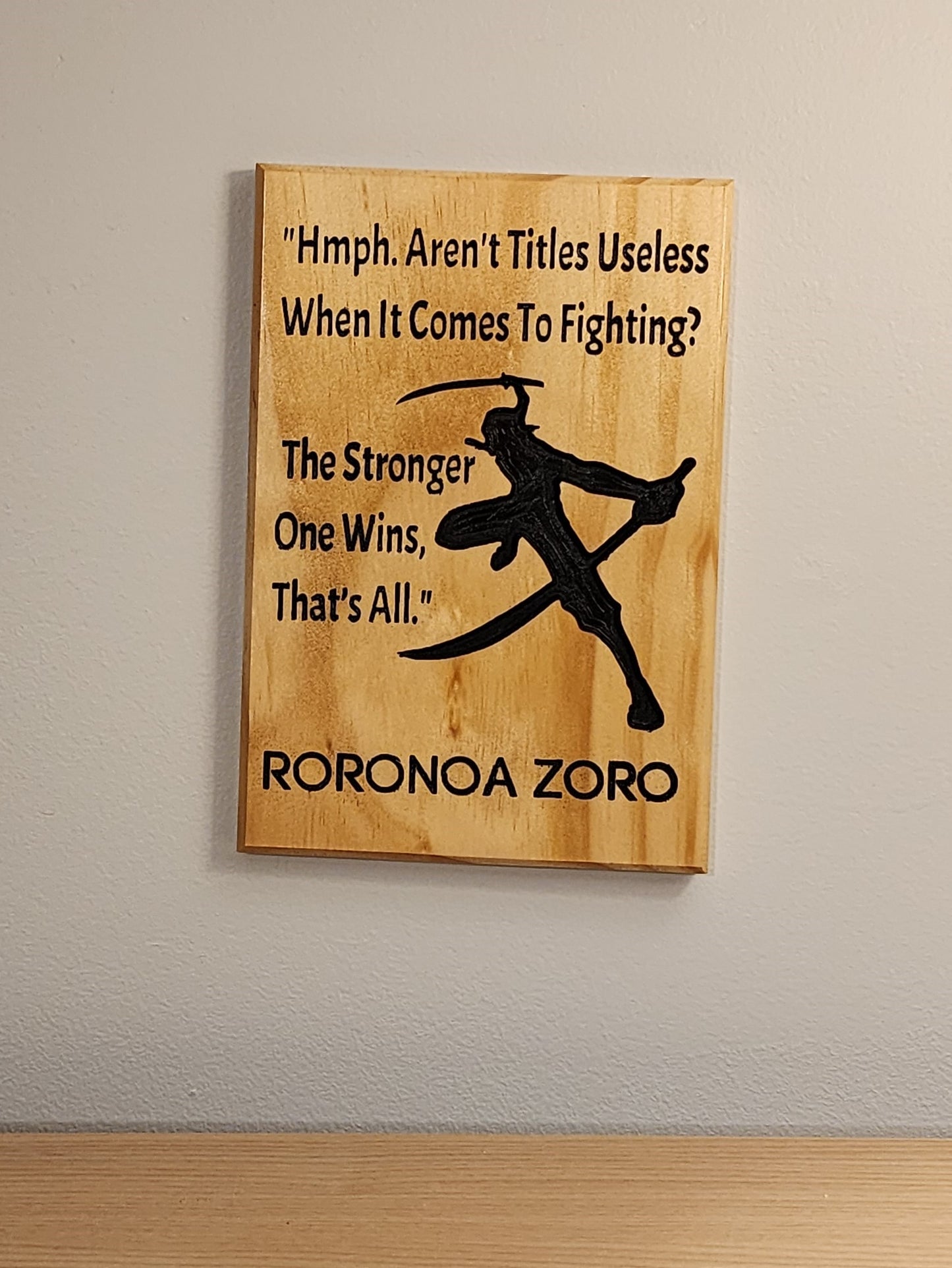 Zoro Wall Hang