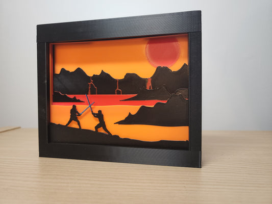 Duel on Mustafar Shadowbox