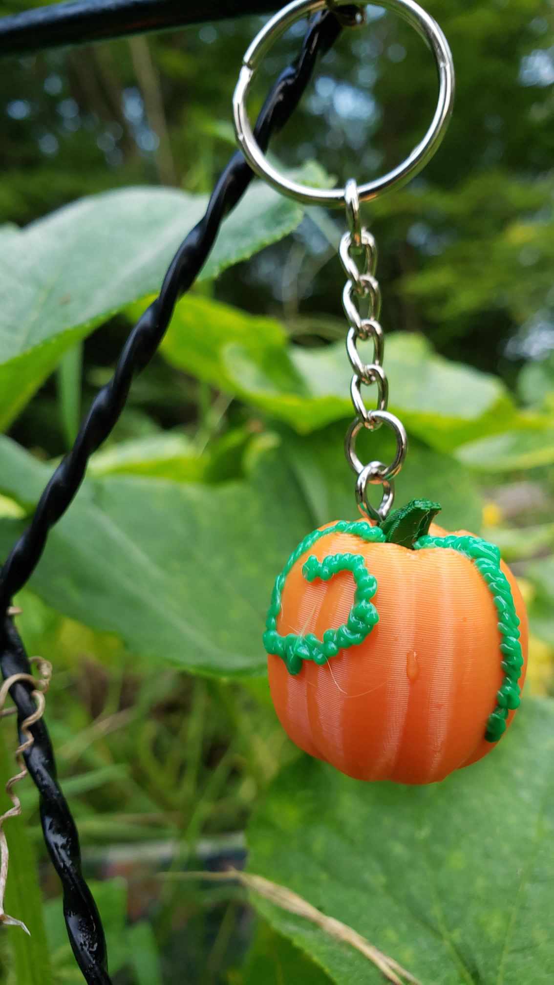 Pumpkin Keychain